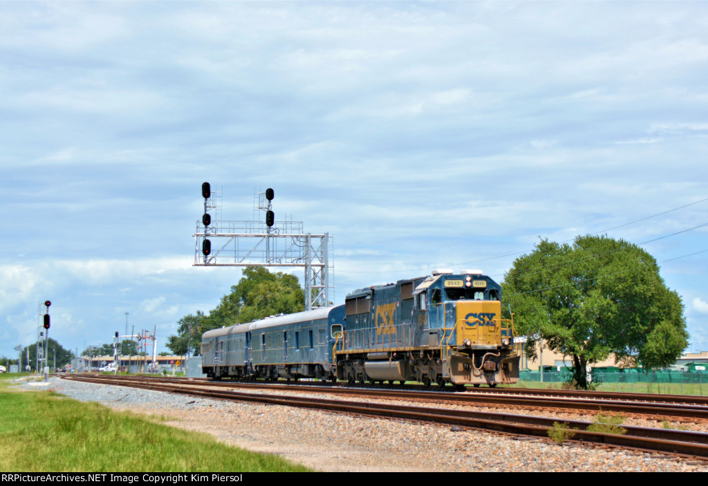 CSX 8543 Track Geometry Train